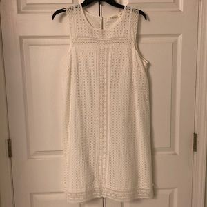 Solitaire white dress